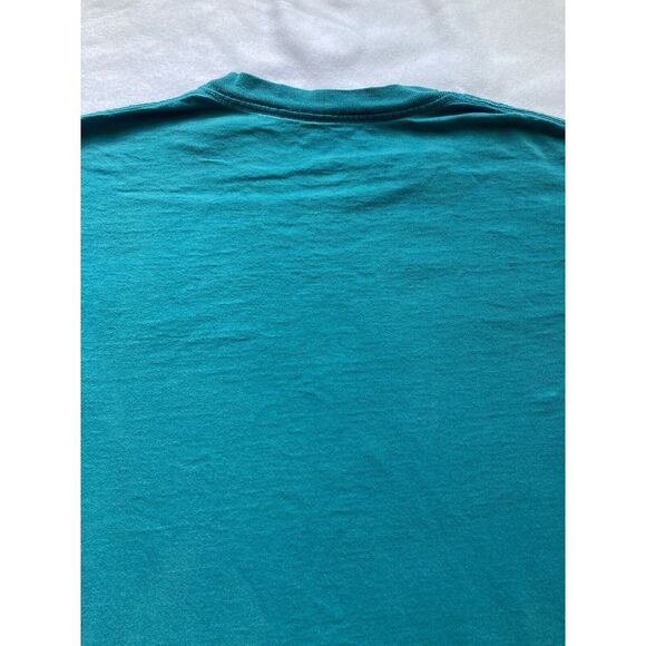 Jacksonville Jaguars NFL Teal Graphic Print Y2K Short Sleeve T Shirt Mens Large - Picture 9 of 12